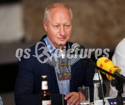 EBEL. Eishockey Bundesliga. Mannschaftspraesentation VSV.  Ulf Wallisch. Villach, am 8.8.2018.
Foto: Kuess
---
pressefotos, pressefotografie, kuess, qs, qspictures, sport, bild, bilder, bilddatenbank