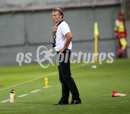 Fussball. 2. Liga. SK Austria Klagenfurt gegen FC Wacker Innsbruck II. trainer Franz Polanz (Austria Klagenfurt). Klagenfurt, 17.8.2018.
Foto: Kuess
---
pressefotos, pressefotografie, kuess, qs, qspictures, sport, bild, bilder, bilddatenbank