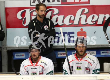 Eishockey Testspiel. EC VSV gegen EC Bad Nauheim. Co-Trainer Harry Lange (Nauheim). Villach, am 17.8.2018.
Foto: Kuess 


---
pressefotos, pressefotografie, kuess, qs, qspictures, sport, bild, bilder, bilddatenbank