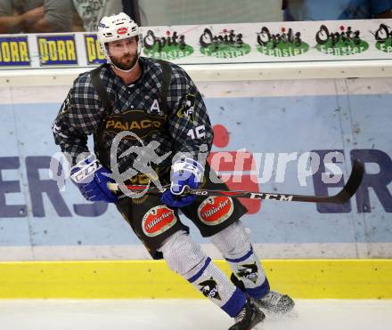Eishockey Testspiel. EC VSV gegen EC Bad Nauheim.  MacGregor Sharp (VSV). Villach, am 17.8.2018.
Foto: Kuess 


---
pressefotos, pressefotografie, kuess, qs, qspictures, sport, bild, bilder, bilddatenbank