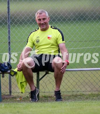 Fussball. Kaerntner Liga. Lind gegen Woelfnitz. Trainer Peter Zagler (Lind). Lind, 18.8.2018.
Foto: Kuess
---
pressefotos, pressefotografie, kuess, qs, qspictures, sport, bild, bilder, bilddatenbank