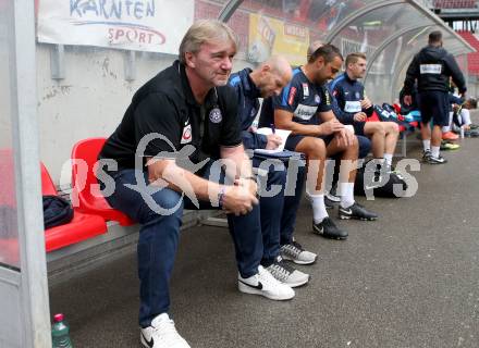 Fussball 2. Liga. SK Austria Klagenfurt gegen Young Violets Austria Wien. Trainer Andreas Ogris (Young Violets). Klagenfurt, am 2.9.2018.
Foto: Kuess
---
pressefotos, pressefotografie, kuess, qs, qspictures, sport, bild, bilder, bilddatenbank
