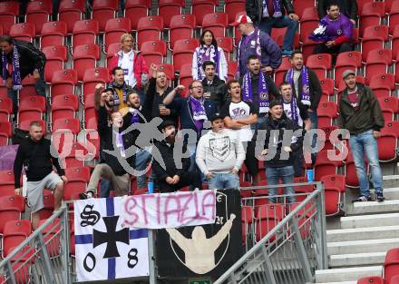 Fussball 2. Liga. SK Austria Klagenfurt gegen Young Violets Austria Wien. Fans (Klagenfurt). Klagenfurt, am 2.9.2018.
Foto: Kuess
---
pressefotos, pressefotografie, kuess, qs, qspictures, sport, bild, bilder, bilddatenbank