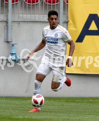 Fussball 2. Liga. SK Austria Klagenfurt gegen Young Violets Austria Wien. Manprit Sarkaria (Young Violets). Klagenfurt, am 2.9.2018.
Foto: Kuess
---
pressefotos, pressefotografie, kuess, qs, qspictures, sport, bild, bilder, bilddatenbank