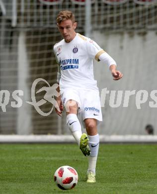 Fussball 2. Liga. SK Austria Klagenfurt gegen Young Violets Austria Wien. Marco Stark (Young Violets). Klagenfurt, am 2.9.2018.
Foto: Kuess
---
pressefotos, pressefotografie, kuess, qs, qspictures, sport, bild, bilder, bilddatenbank