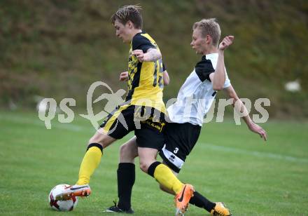 Fussball 1. Klasse D. Griffen gegen Haimburg. Mathias Lukas Aichwalder, (Griffen), Thomas Rudolf Kopeinig (Haimburg). Griffen, am 1.9.2018.
Foto: Kuess
---
pressefotos, pressefotografie, kuess, qs, qspictures, sport, bild, bilder, bilddatenbank