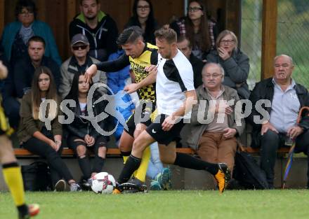Eishockey Testspiel. EC VSV gegen KooKoo. Daniel Horst Ramsauer,  (VSV), Manuel Trad (KooKoo). Villach, am 1.9.2018.
Foto: Kuess 


---
pressefotos, pressefotografie, kuess, qs, qspictures, sport, bild, bilder, bilddatenbank
