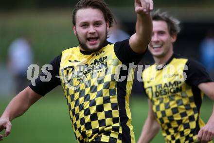 Fussball 1. Klasse D. Griffen gegen Haimburg. Torjubel Sandro Philipp Seifried (Griffen). Griffen, am 1.9.2018.
Foto: Kuess
---
pressefotos, pressefotografie, kuess, qs, qspictures, sport, bild, bilder, bilddatenbank