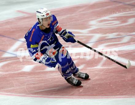 EBEL. Eishockey Bundesliga. EC VSV gegen KHL Medvescak Zagreb. 	Lanzinger Benjamin (VSV). Villach, am 1.9.2018.
Foto: Kuess 


---
pressefotos, pressefotografie, kuess, qs, qspictures, sport, bild, bilder, bilddatenbank