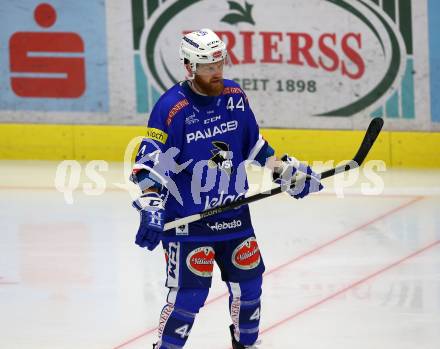 EBEL. Eishockey Bundesliga. EC VSV gegen KHL Medvescak Zagreb. Fraser Jamie (VSV). Villach, am 1.9.2018.
Foto: Kuess 


---
pressefotos, pressefotografie, kuess, qs, qspictures, sport, bild, bilder, bilddatenbank