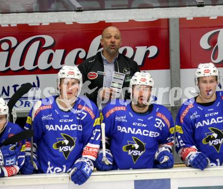 EBEL. Eishockey Bundesliga. EC VSV gegen KHL Medvescak Zagreb. Trainer UNTERLUGGAUER Gerhard (VSV). Villach, am 1.9.2018.
Foto: Kuess 


---
pressefotos, pressefotografie, kuess, qs, qspictures, sport, bild, bilder, bilddatenbank