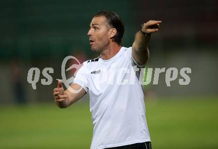Fussball 2. Liga. SK Austria Klagenfurt gegen SC Wiener Neustadt. Trainer Gerhard Fellner (Wiener Neustadt). Klagenfurt, am 23.9.2018.
Foto: Kuess
---
pressefotos, pressefotografie, kuess, qs, qspictures, sport, bild, bilder, bilddatenbank