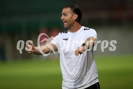 Fussball 2. Liga. SK Austria Klagenfurt gegen SC Wiener Neustadt. Trainer Gerhard Fellner (Wiener Neustadt). Klagenfurt, am 23.9.2018.
Foto: Kuess
---
pressefotos, pressefotografie, kuess, qs, qspictures, sport, bild, bilder, bilddatenbank