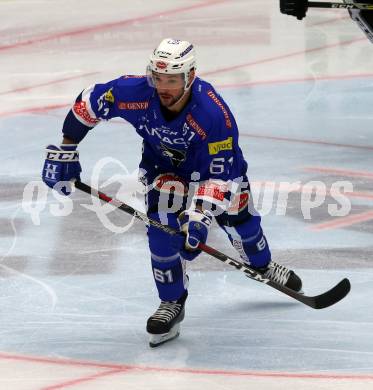 EBEL. Eishockey Bundesliga. EC VSV gegen DEC Dornbirn Bulldogs. Patrick Spannring (VSV). Villach, am 23.9.2018.
Foto: Kuess 


---
pressefotos, pressefotografie, kuess, qs, qspictures, sport, bild, bilder, bilddatenbank