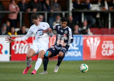 Fussball OEFB Cup. SAK gegen FAC Wien. Alessandro Oraze, (SAK), Burak Yilmaz  (FAC). Klagenfurt, am 24.9.2018.
Foto: Kuess
---
pressefotos, pressefotografie, kuess, qs, qspictures, sport, bild, bilder, bilddatenbank