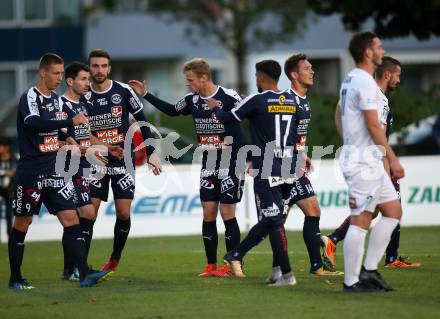 Fussball OEFB Cup. SAK gegen FAC Wien. Torjubel FAC. Klagenfurt, am 24.9.2018.
Foto: Kuess
---
pressefotos, pressefotografie, kuess, qs, qspictures, sport, bild, bilder, bilddatenbank