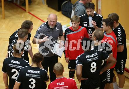 Volleyball. DenizBank AG Volley League Men. SK Posojilnica Aich/Dob gegen SG Union Raiffeisen Waldviertel. Trainer Zdenek Smejkal (Waldviertel). Bleiburg, am 29.9.2018.
Foto: Kuess
---
pressefotos, pressefotografie, kuess, qs, qspictures, sport, bild, bilder, bilddatenbank