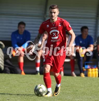 Fussball Kaerntner Liga. Bleiburg gegen SAK.  Amer Krcic (SAK). Bleiburg, am 29.9.2018.
Foto: Kuess
---
pressefotos, pressefotografie, kuess, qs, qspictures, sport, bild, bilder, bilddatenbank