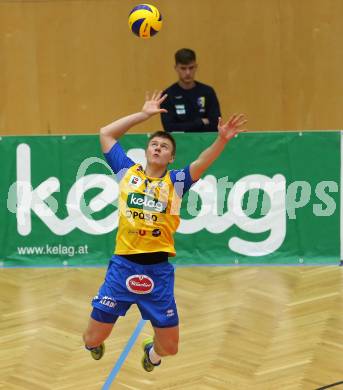 Volleyball. DenizBank AG Volley League Men. SK Posojilnica Aich/Dob gegen SG Union Raiffeisen Waldviertel. Marrkus Keel (Aich/Dob). Bleiburg, am 29.9.2018.
Foto: Kuess
---
pressefotos, pressefotografie, kuess, qs, qspictures, sport, bild, bilder, bilddatenbank