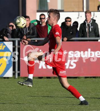 Fussball Kaerntner Liga. Bleiburg gegen SAK.  Zan Peklaj (SAK). Bleiburg, am 29.9.2018.
Foto: Kuess
---
pressefotos, pressefotografie, kuess, qs, qspictures, sport, bild, bilder, bilddatenbank