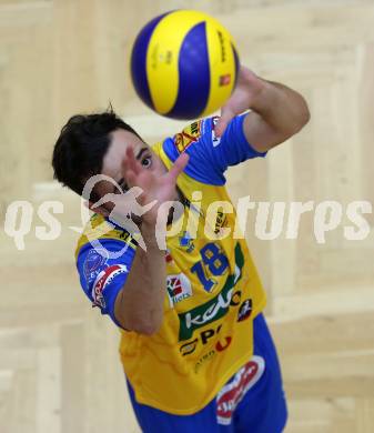 Volleyball. DenizBank AG Volley League Men. SK Posojilnica Aich/Dob gegen SG Union Raiffeisen Waldviertel. Jure Kasnik (Aich/Dob). Bleiburg, am 29.9.2018.
Foto: Kuess
---
pressefotos, pressefotografie, kuess, qs, qspictures, sport, bild, bilder, bilddatenbank