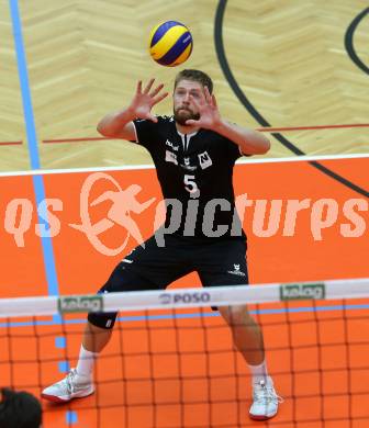 Volleyball. DenizBank AG Volley League Men. SK Posojilnica Aich/Dob gegen SG Union Raiffeisen Waldviertel. Lars Bornemann (Waldviertel). Bleiburg, am 29.9.2018.
Foto: Kuess
---
pressefotos, pressefotografie, kuess, qs, qspictures, sport, bild, bilder, bilddatenbank
