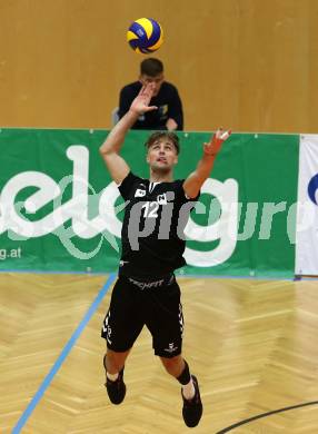 Volleyball. DenizBank AG Volley League Men. SK Posojilnica Aich/Dob gegen SG Union Raiffeisen Waldviertel.  Andrew Edward Clayton (Waldviertel). Bleiburg, am 29.9.2018.
Foto: Kuess
---
pressefotos, pressefotografie, kuess, qs, qspictures, sport, bild, bilder, bilddatenbank