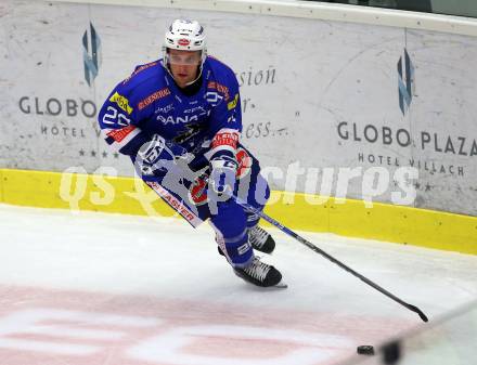 EBEL. Eishockey Bundesliga. EC VSV gegen EC Red Bull Salzburg. Nico Brunner (VSV). Villach, am 5.10.2018.
Foto: Kuess 


---
pressefotos, pressefotografie, kuess, qs, qspictures, sport, bild, bilder, bilddatenbank