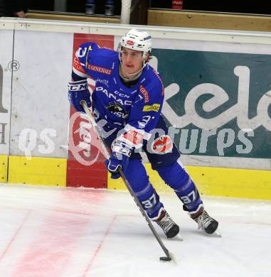 EBEL. Eishockey Bundesliga. EC VSV gegen EC Red Bull Salzburg. Christof Kromp (VSV). Villach, am 5.10.2018.
Foto: Kuess 


---
pressefotos, pressefotografie, kuess, qs, qspictures, sport, bild, bilder, bilddatenbank