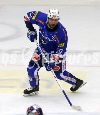 EBEL. Eishockey Bundesliga. EC VSV gegen EC Red Bull Salzburg. Jerry Pollastrone (VSV). Villach, am 5.10.2018.
Foto: Kuess 


---
pressefotos, pressefotografie, kuess, qs, qspictures, sport, bild, bilder, bilddatenbank