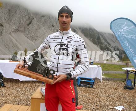 Bergduathlon. Kosiak Loewe.  Hans Joerg Leopold. Feistritz im Rosental, Klagenfurter Huette, Kosiak, am 6.10.2018.
Foto: Kuess
---
pressefotos, pressefotografie, kuess, qs, qspictures, sport, bild, bilder, bilddatenbank