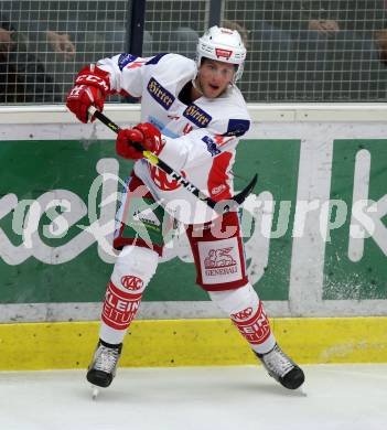 EBEL. Eishockey Bundesliga. EC VSV gegen KAC. Adam Comrie (KAC). Villach, am 7.10.2018.
Foto: Kuess 


---
pressefotos, pressefotografie, kuess, qs, qspictures, sport, bild, bilder, bilddatenbank