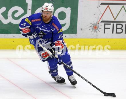 EBEL. Eishockey Bundesliga. EC VSV gegen KAC. Jamie Fraser (VSV). Villach, am 7.10.2018.
Foto: Kuess 


---
pressefotos, pressefotografie, kuess, qs, qspictures, sport, bild, bilder, bilddatenbank
