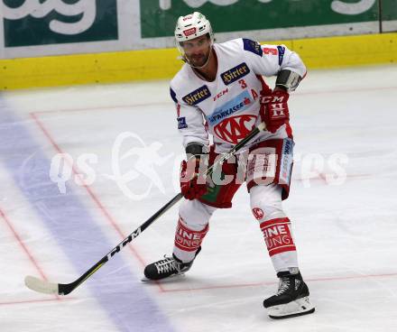 EBEL. Eishockey Bundesliga. EC VSV gegen KAC. David Joseph Fischer (KAC). Villach, am 7.10.2018.
Foto: Kuess 


---
pressefotos, pressefotografie, kuess, qs, qspictures, sport, bild, bilder, bilddatenbank