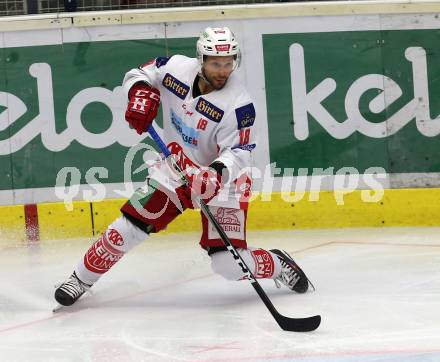 EBEL. Eishockey Bundesliga. EC VSV gegen KAC. Thomas Koch (KAC). Villach, am 7.10.2018.
Foto: Kuess 


---
pressefotos, pressefotografie, kuess, qs, qspictures, sport, bild, bilder, bilddatenbank