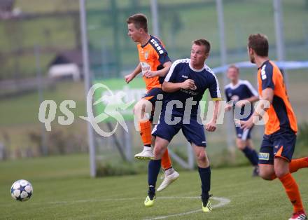 Fussball. 2. Klasse A. Oberes Moelltal gegen Grafendorf. Kai Brandstaetter (Oberes Moelltal), Christian Wastl  (Grafendorf). Rangersdorf, 6.10.2018.
Foto: Kuess
---
pressefotos, pressefotografie, kuess, qs, qspictures, sport, bild, bilder, bilddatenbank