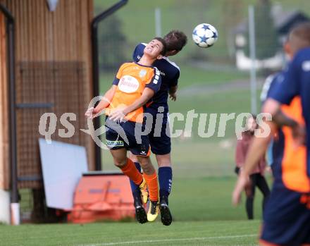 Fussball. 2. Klasse A. Oberes Moelltal gegen Grafendorf. Christian Brandstaetter (Oberes Moelltal), Lukas Tillian (Grafendorf). Rangersdorf, 6.10.2018.
Foto: Kuess
---
pressefotos, pressefotografie, kuess, qs, qspictures, sport, bild, bilder, bilddatenbank