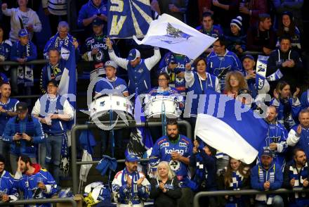 EBEL. Eishockey Bundesliga. EC VSV gegen Fehervar AV 19. Fans (VSV). Villach, am 12.10.2018.
Foto: Kuess 


---
pressefotos, pressefotografie, kuess, qs, qspictures, sport, bild, bilder, bilddatenbank