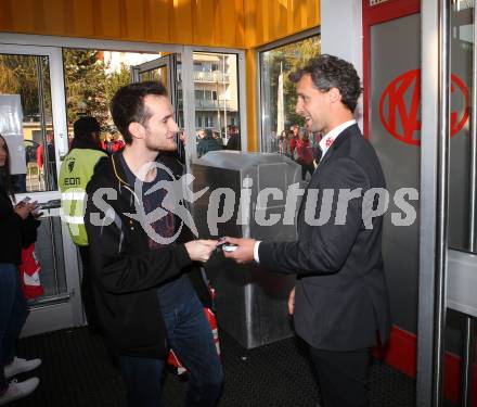 EBEL. Eishockey Bundesliga. KAC gegen HC TWK Innsbruck. Johannes Reichel (KAC). Klagenfurt, am 14.10.2018.
Foto: Kuess

---
pressefotos, pressefotografie, kuess, qs, qspictures, sport, bild, bilder, bilddatenbank
