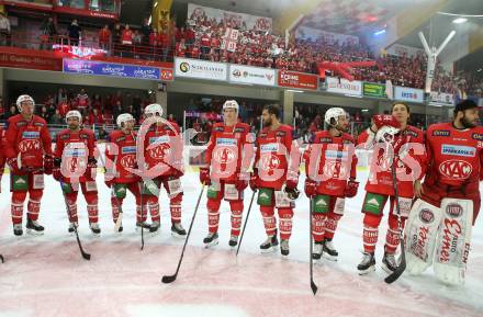 EBEL. Eishockey Bundesliga. KAC gegen HC TWK Innsbruck.  (KAC). Klagenfurt, am 14.10.2018.
Foto: Kuess

---
pressefotos, pressefotografie, kuess, qs, qspictures, sport, bild, bilder, bilddatenbank