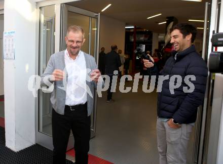 EBEL. Eishockey Bundesliga. KAC gegen HC TWK Innsbruck. Trainer Petri Matikainen  (KAC). Klagenfurt, am 14.10.2018.
Foto: Kuess

---
pressefotos, pressefotografie, kuess, qs, qspictures, sport, bild, bilder, bilddatenbank
