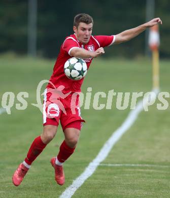 Fussball Kaerntner Liga. ATUS Ferlach gegen KAC 1909. Hannes Esterle (Ferlach). Ferlach, am 13.10.2018.
Foto: Kuess
---
pressefotos, pressefotografie, kuess, qs, qspictures, sport, bild, bilder, bilddatenbank