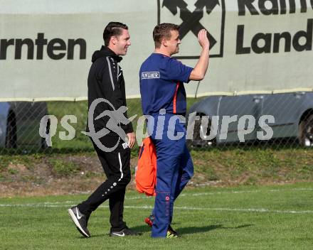 Fussball Kaerntner Liga. Woelfnitz gegen Spittal/Drau. Trainer Michael Geyer  (Woelfnitz). Woelfnitz, am 13.10.2018.
Foto: Kuess
---
pressefotos, pressefotografie, kuess, qs, qspictures, sport, bild, bilder, bilddatenbank