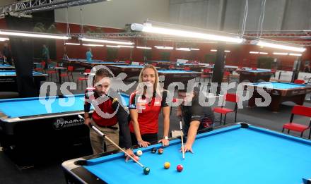 Dynamic Billard Klagenfurt Open 2018. Pressekonferenz. Albin Ouschan, Jasmin Ouschan, Mario He. Klagenfurt, am 9.10.2018.
Foto: Kuess
---
pressefotos, pressefotografie, kuess, qs, qspictures, sport, bild, bilder, bilddatenbank