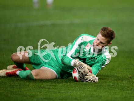 Fussball 2. Liga. SK Austria Klagenfurt gegen SKU Amstetten. Felix Gschossmann (Amstetten). Klagenfurt, am 19.10.2018.
Foto: Kuess
---
pressefotos, pressefotografie, kuess, qs, qspictures, sport, bild, bilder, bilddatenbank