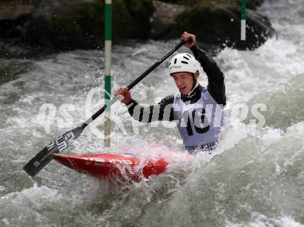 Kayak. Alpe Adria Kanu Slalom.  Haselmaier-Muellneritsch Timo.  Gurk (Fluss), 7.10.2018.
Foto: Kuess
---
pressefotos, pressefotografie, kuess, qs, qspictures, sport, bild, bilder, bilddatenbank