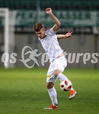 Fussball 2. Liga. SK Austria Klagenfurt gegen SKU Amstetten.Marco Hoedl  (Austria Klagenfurt). Klagenfurt, am 19.10.2018.
Foto: Kuess
---
pressefotos, pressefotografie, kuess, qs, qspictures, sport, bild, bilder, bilddatenbank