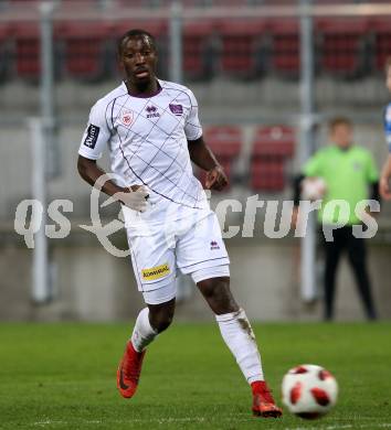 Fussball 2. Liga. SK Austria Klagenfurt gegen SKU Amstetten. Bradley Meledje (Austria Klagenfurt). Klagenfurt, am 19.10.2018.
Foto: Kuess
---
pressefotos, pressefotografie, kuess, qs, qspictures, sport, bild, bilder, bilddatenbank
