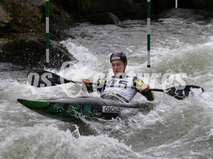 Kayak. Alpe Adria Kanu Slalom.  Felix Oschmautz.  Gurk (Fluss), 7.10.2018.
Foto: Kuess
---
pressefotos, pressefotografie, kuess, qs, qspictures, sport, bild, bilder, bilddatenbank