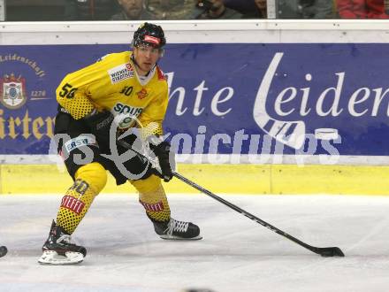 EBEL. Eishockey Bundesliga. KAC gegen spusu Vienna Capitals.  Mario Fischer (Vienna Capitals). Klagenfurt, am 26.10.2018.
Foto: Kuess

---
pressefotos, pressefotografie, kuess, qs, qspictures, sport, bild, bilder, bilddatenbank